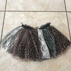 multi textured cute skirt for little girls